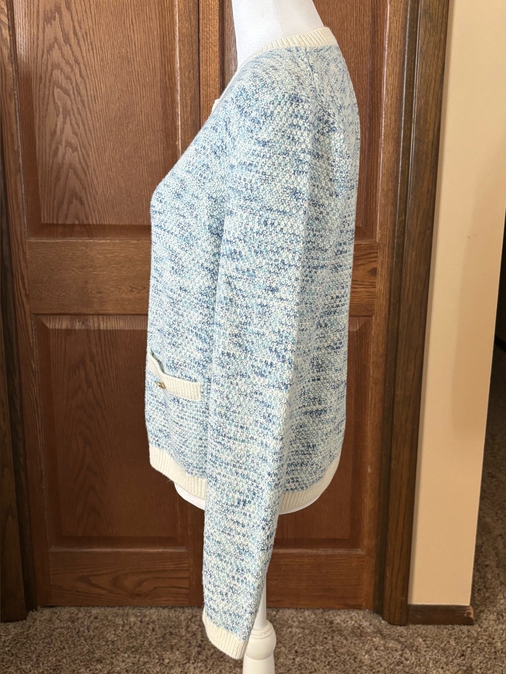 J. Crew Emile Popcorn Sweater Lady Jacket - Picture 4 of 9